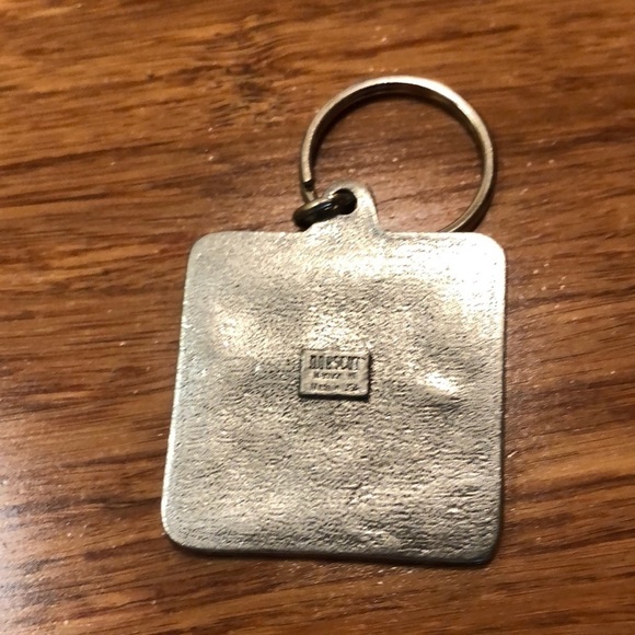 CAT bulldozer silver tone key ring - Picture 2 of 4